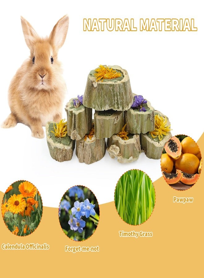 ألعاب مضغ للأرانب من بينجي بيت، مكافآت للأرانب مصنوعة من خشب البابايا ومواد طبيعية أخرى، ألعاب مضغ للأرانب والهامستر والشنشيلة وخنازير غينيا وغيرها من الحيوانات الأليفة الصغيرة، ألعاب خنازير غينيا (100 غرام/3.5 أونصة) - Image 3
